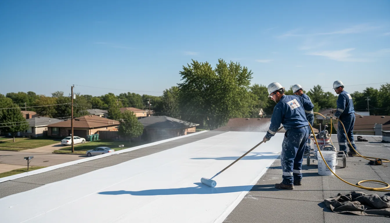 Commercial roof coating in Adamsville, PA near me